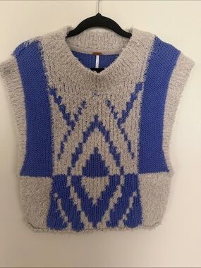 Free People Diamonds For Days Sweater Vest